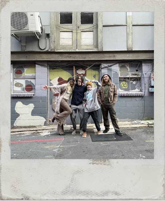 Zach, Ginny, and Kids Polaroid